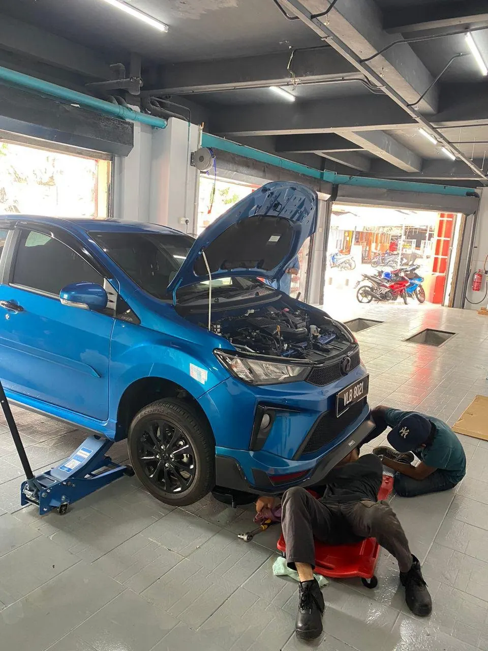 Otoka Garage workshop exterior in Batu Caves